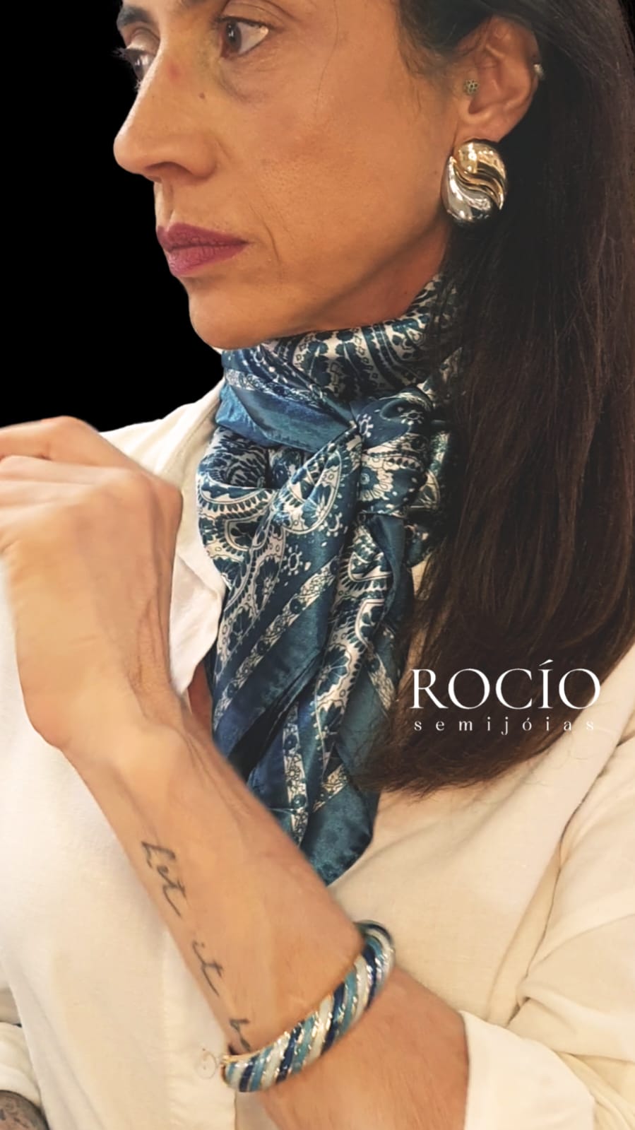 Campanha para a marca Rocio Semijóias 