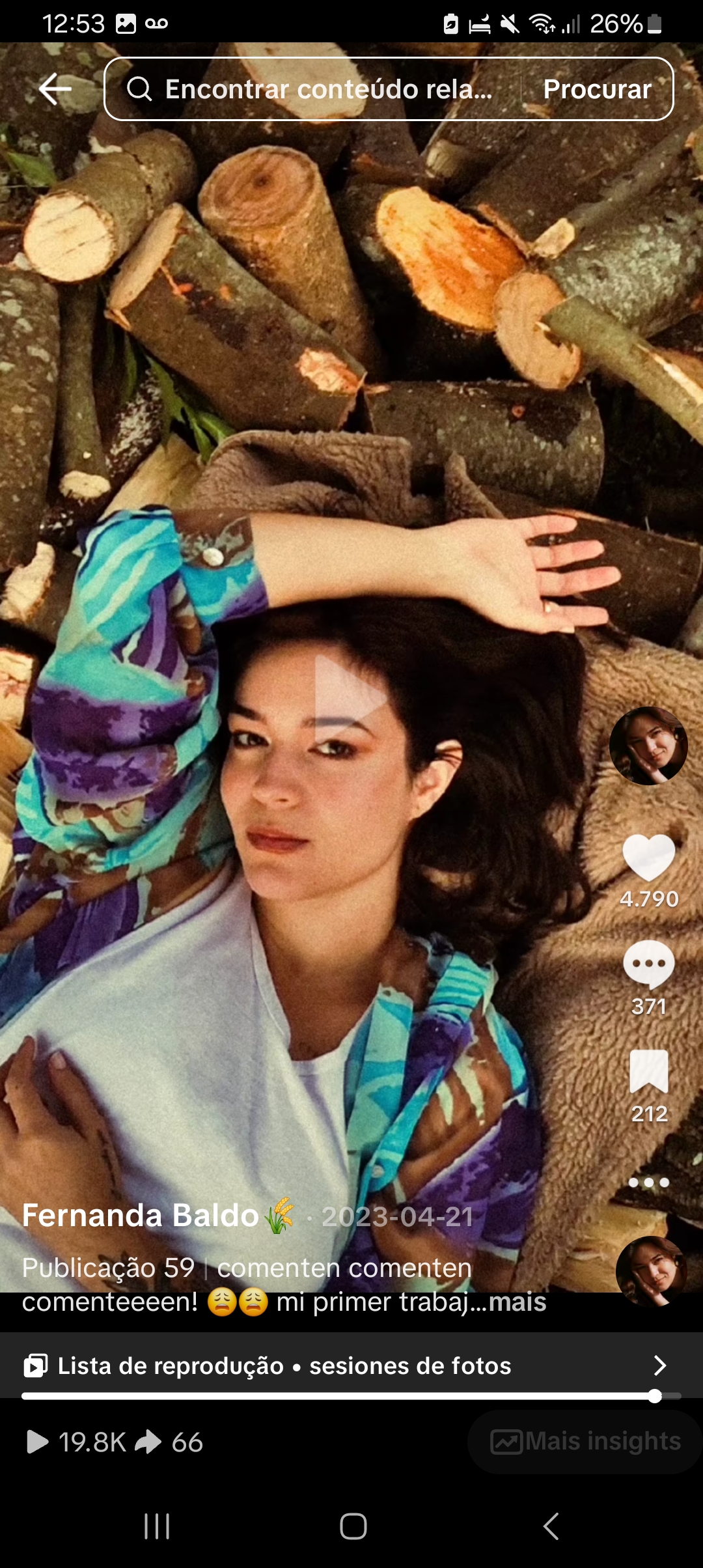 Fotos como modelo para marca Vintage