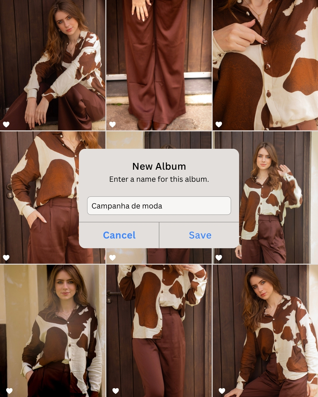 Exemplos de fotos para campanha de moda
