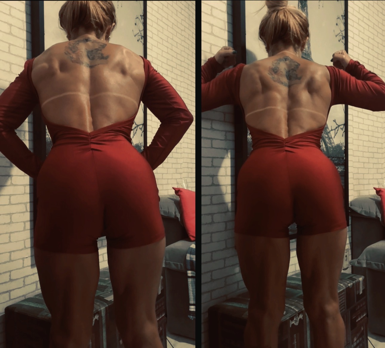 Roupa que modela o corpo