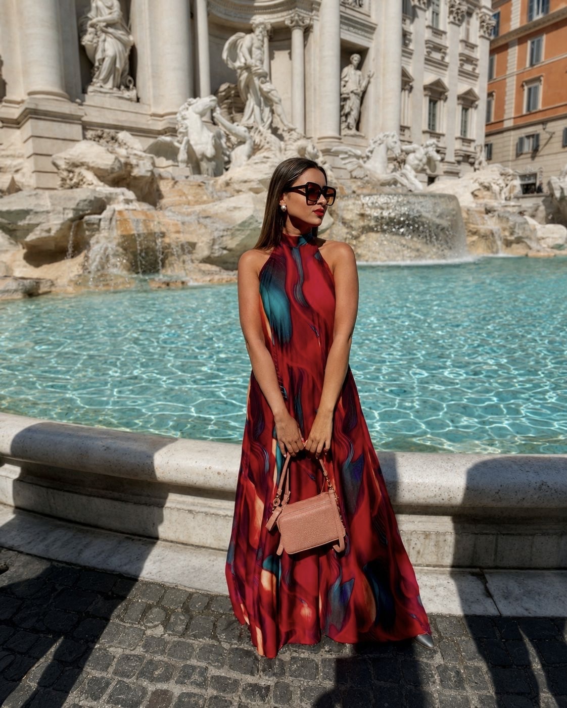 Editorial de Moda Verão - Vestido Longo Estampado