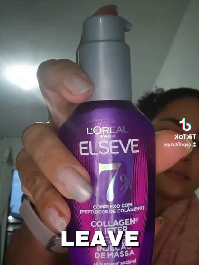 Um lado sem produto… Outro lado com Leave-in Elseve Collagen Lifter ✨ Dá pra ver a diferença no volume e no encorpamento dos fios? Eu não esperava esse resultado 😳💜 #CabeloElseve #creatorsearchinsights #Cabelocacheado  #transicaocapilar #lorealparis @PriFit.Rope @PriFit.Rope @PriFit.Rope Colagen Filter