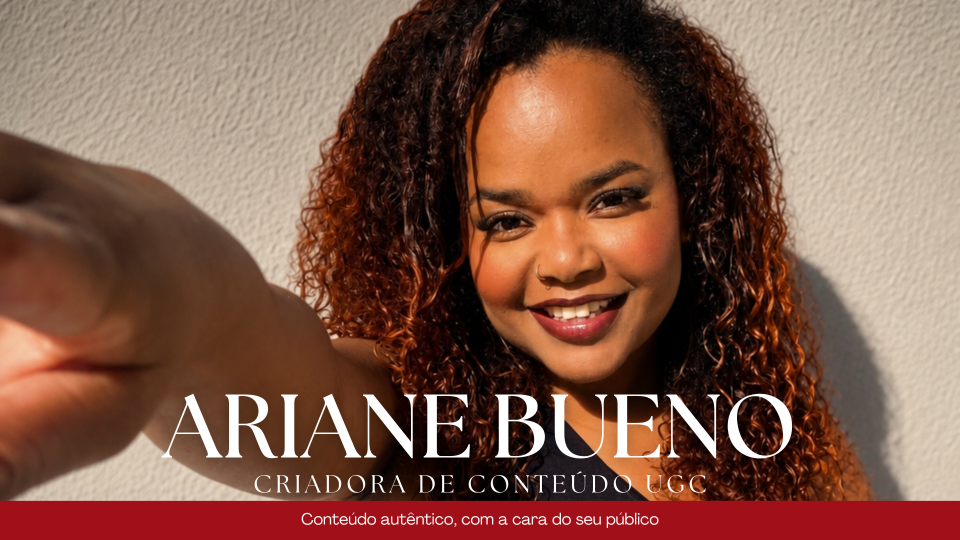Portfólio criadora de conteúdo 