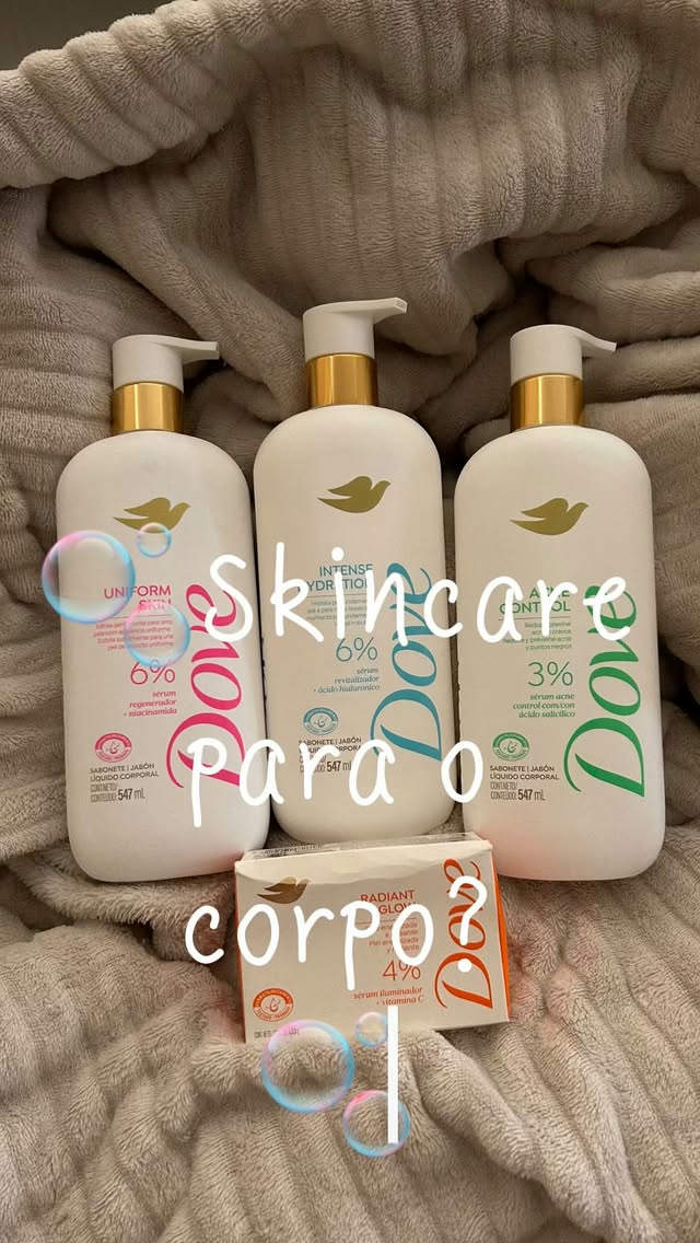 Umboxing Dove Skincare Corpo