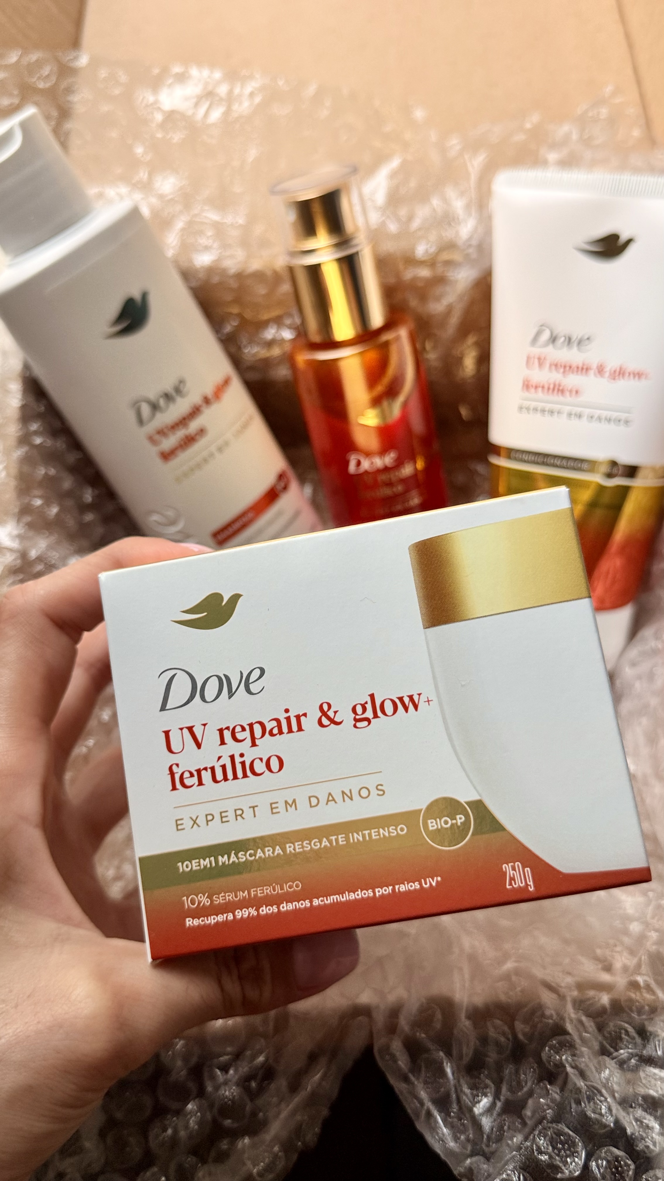 Campanha Dove Uv Repair & Glow 