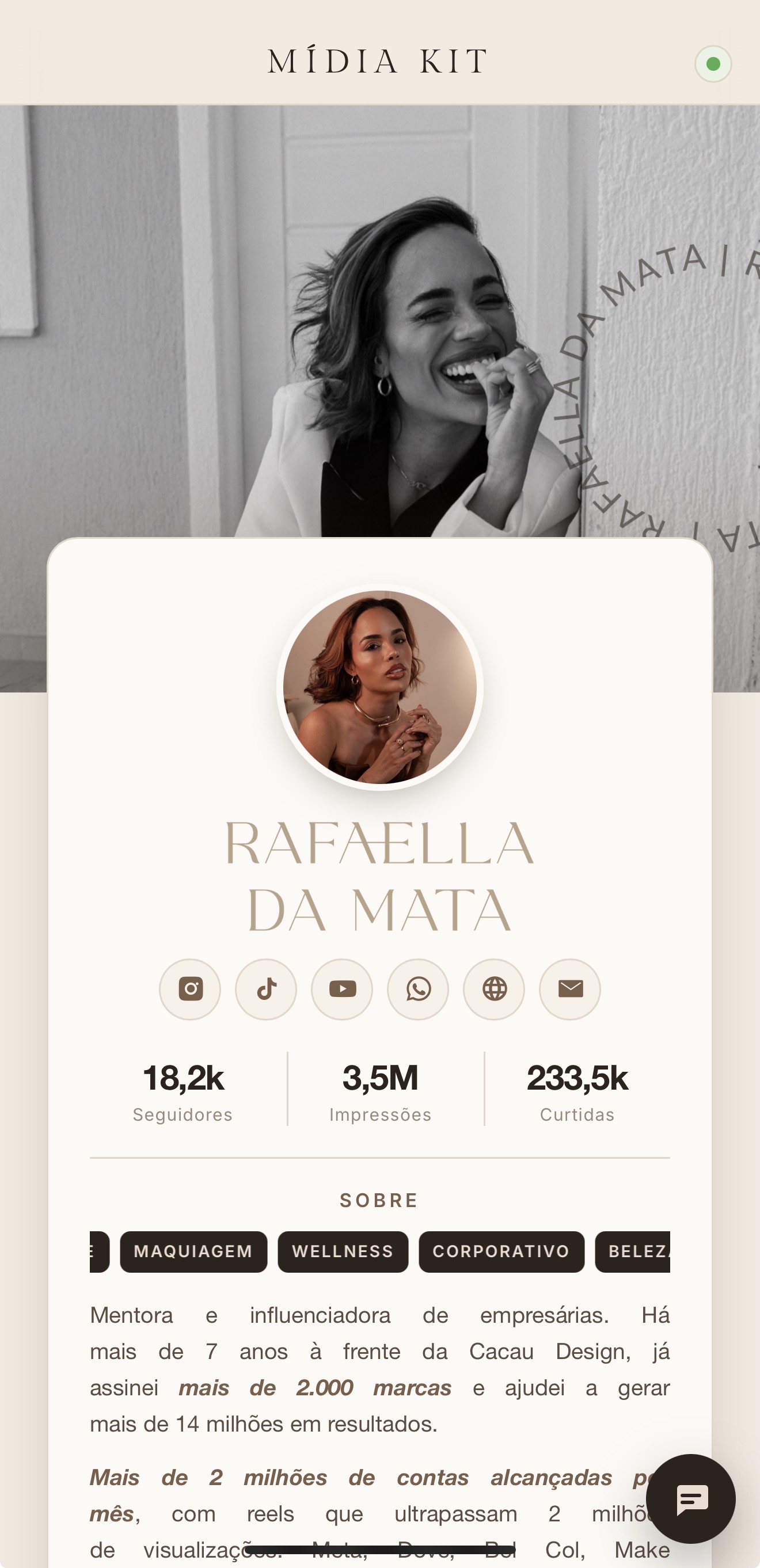 MIDIA KIT ONLINE
