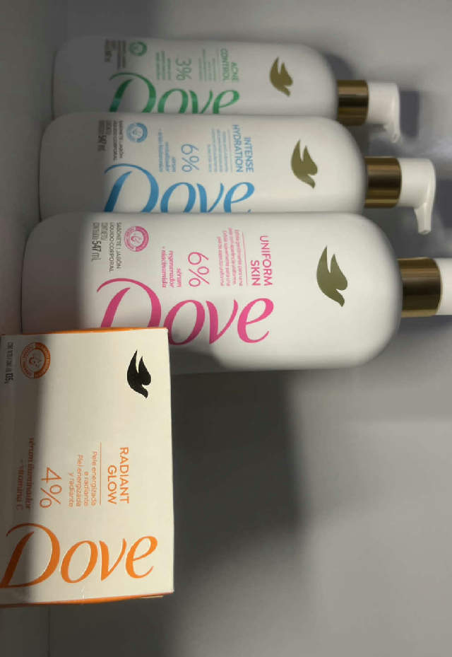 Unboxing para a marca Dove