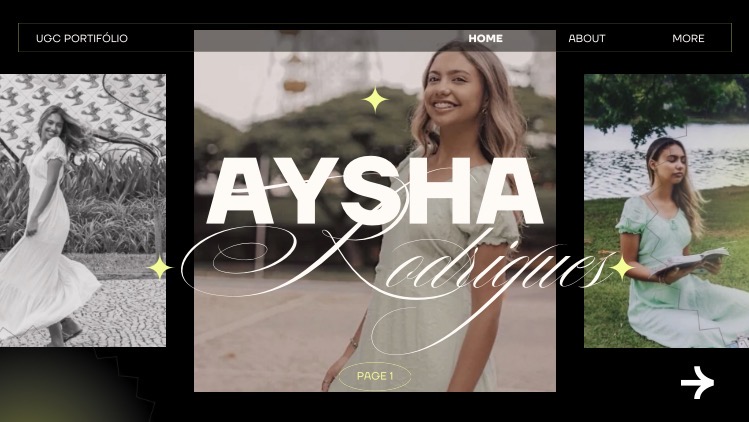Capa de Aysha Rodrigues
